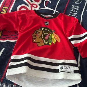 EUC Authentic Connor Bedard Blackhawks jersey!  Youth size 4/7.